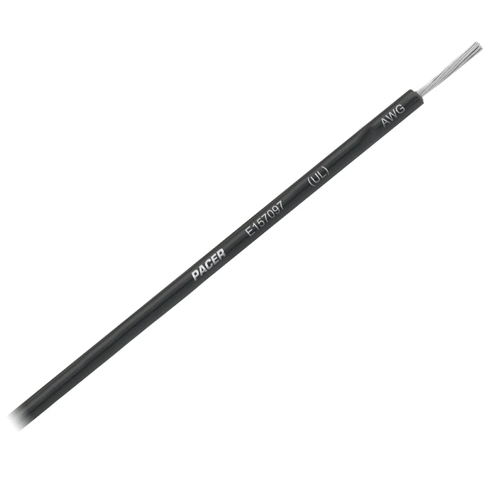 Pacer Black 12 AWG Primary Wire - 25' – Marine Electrical Replacement Part