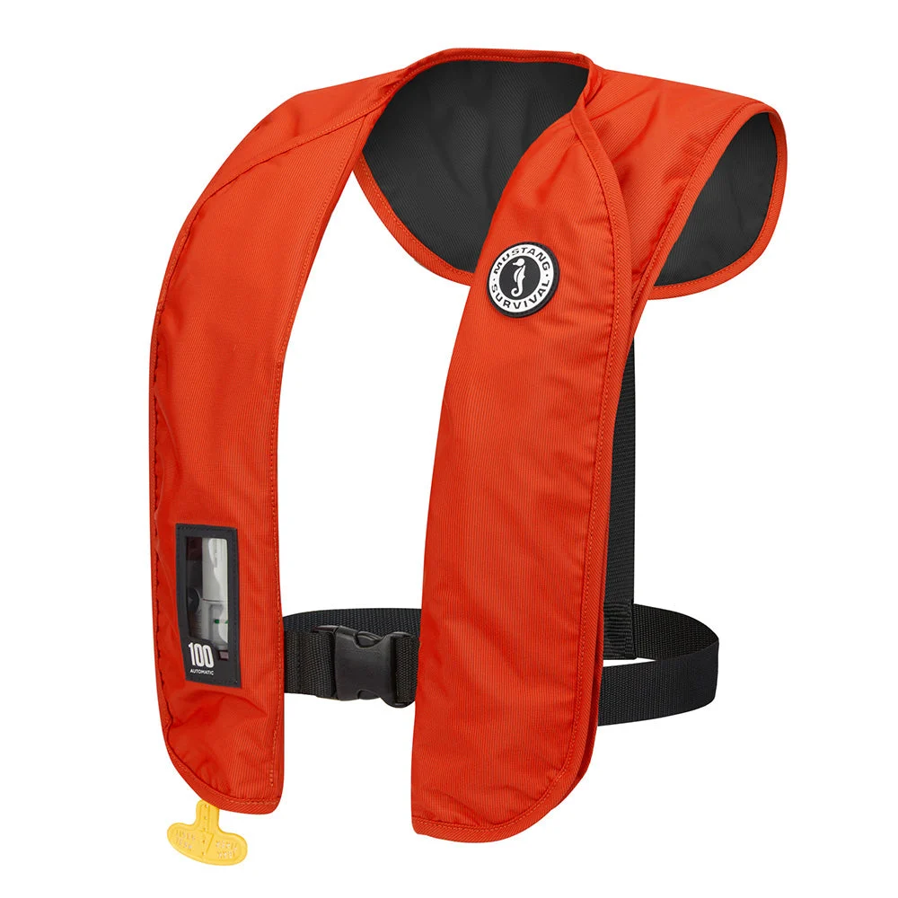 Mustang Survival Mustang MIT 100 Inflatable PFD - Orange/Black – Marine Boat Replacement Part