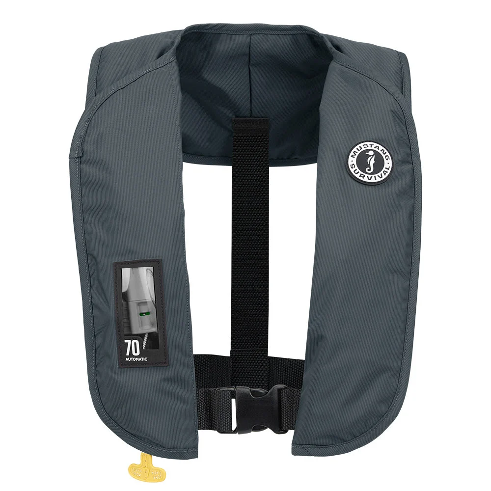 Mustang Survival Mustang MIT 70 Automatic Inflatable PFD - Admiral Gray – Marine Boat Replacement Part