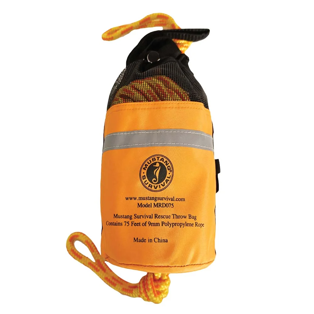 Mustang Survival Mustang Throw Bag - 75' Rope – Boat Pump & Plumbing Part