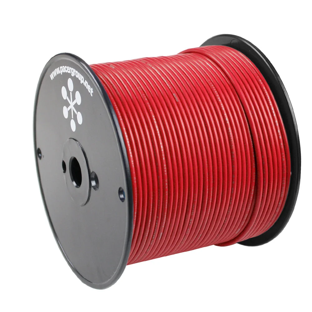 Pacer Red 18 AWG Primary Wire - 500' – Marine Electrical Replacement Part