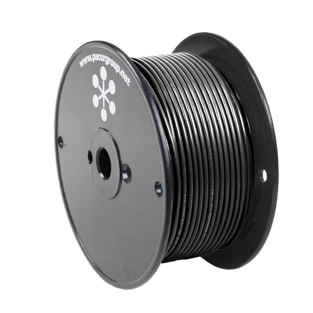 Pacer Black 8 AWG Primary Wire - 250' – Marine Electrical Replacement Part