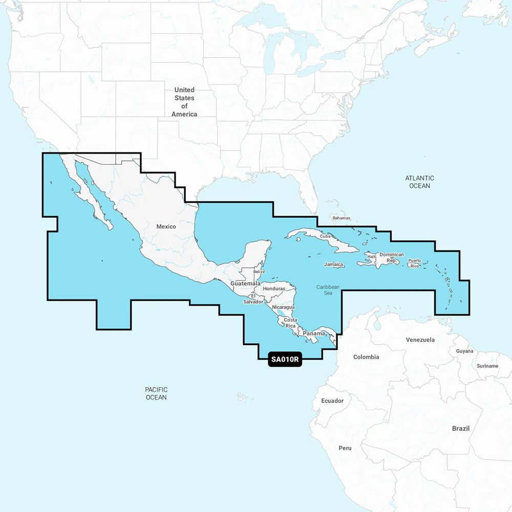 Navionics NASA010R - Central America & Caribbean - Navionics+ – Marine Electrical Replacement Part
