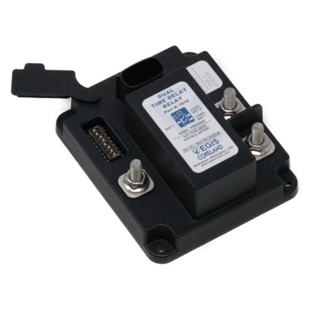 Egis Mobile Electric Egis TDR Series Dual Output Time Delay Relay 12V (2 x 80A) – Marine Boat Replacement Part