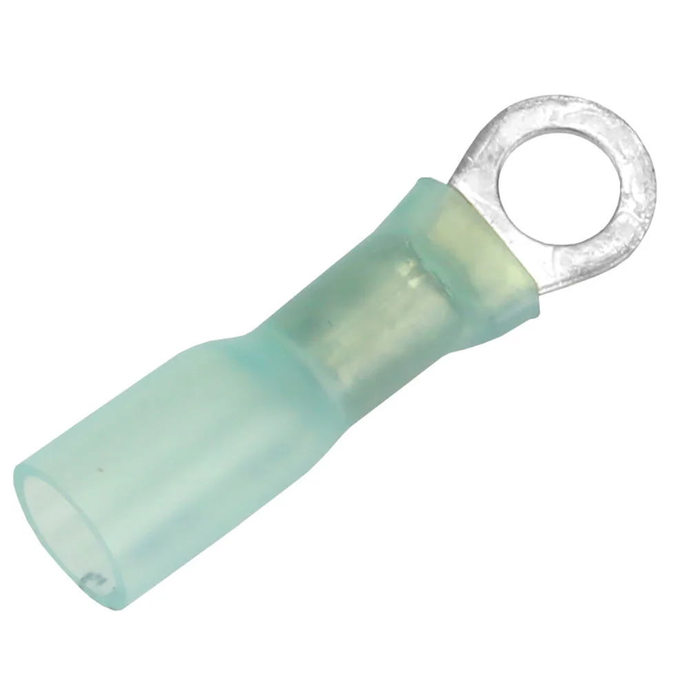 Pacer 16-14 AWG Heat Shrink Ring Terminal - #10 Stud Size - 3 Pack – Marine Electrical Replacement Part