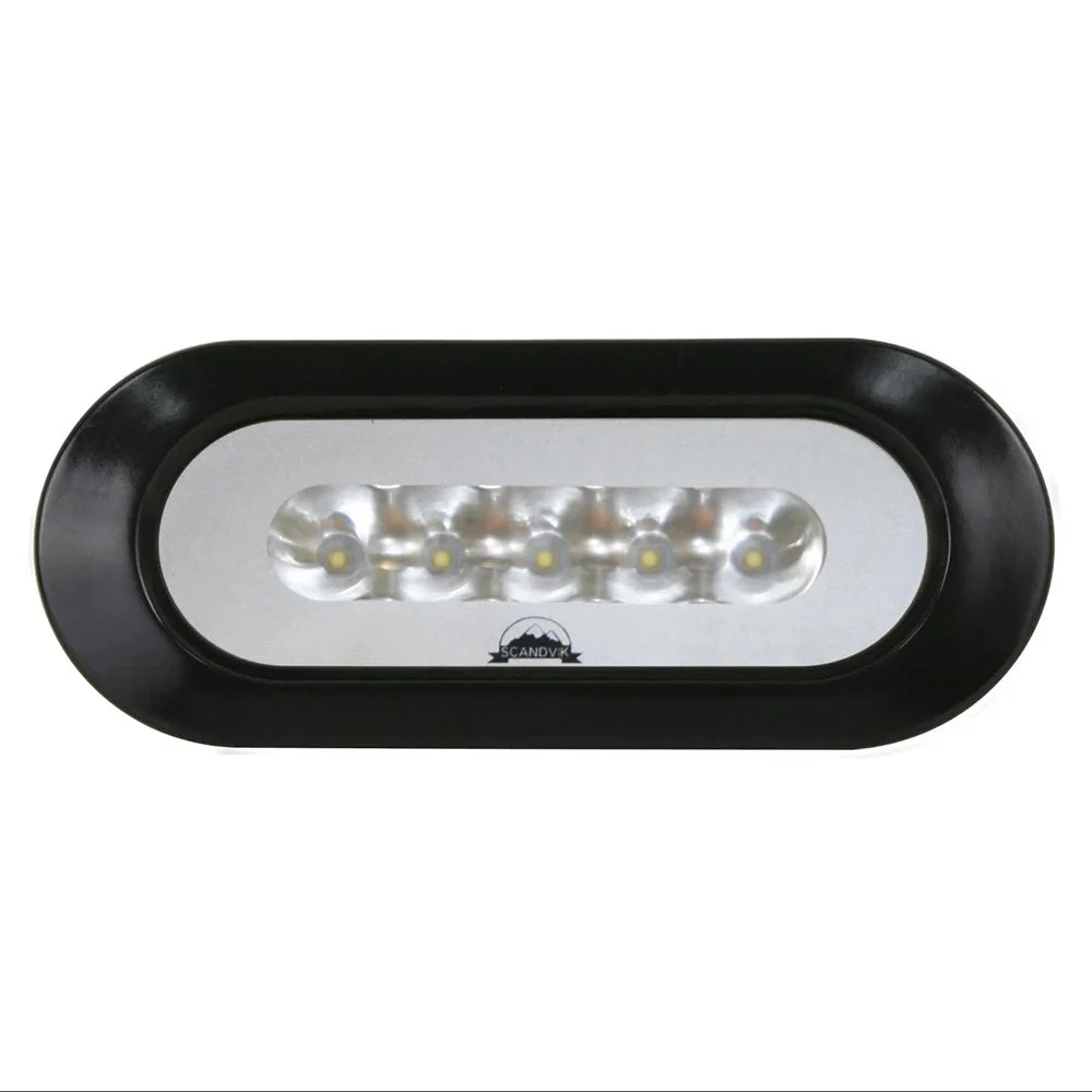 Scandvik Flush Mount Spreader Light - Black – Marine Boat Replacement Part