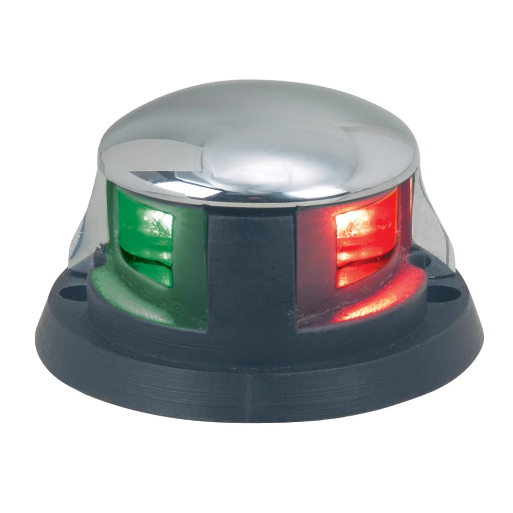 Perko Bi-Color LED Horizontal Mount - Chrome Plated Zinc – Marine Boat Replacement Part
