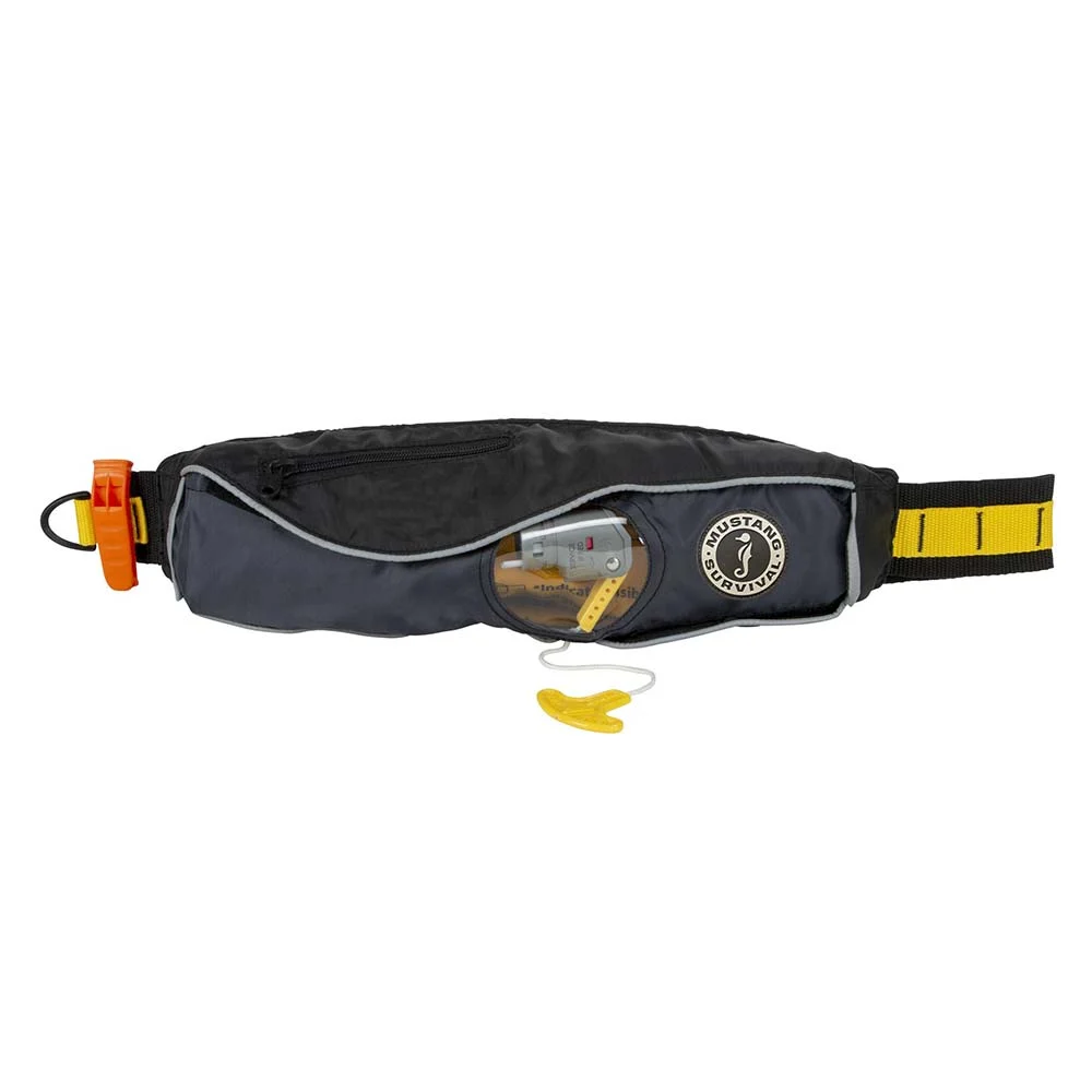 Mustang Survival Mustang Fluid 2.0 Inflatable Belt Pack - Black/Grey - Manual – Marine HVAC Replacement Part
