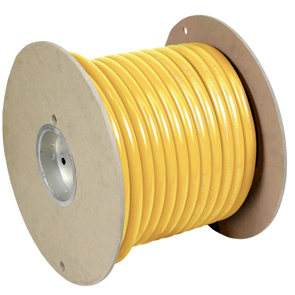 Pacer Yellow 4 AWG Battery Cable - 100' – Marine Electrical Replacement Part
