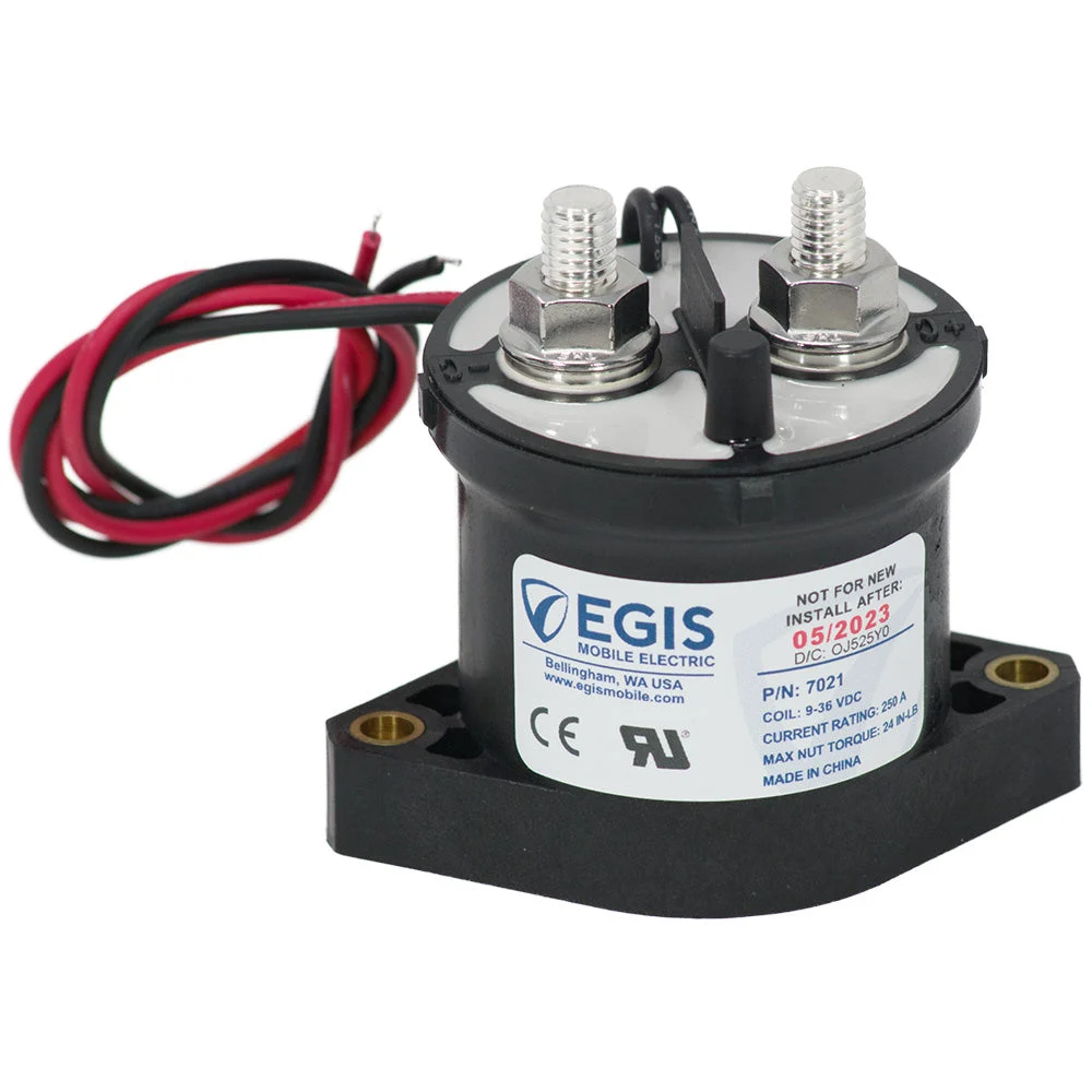 Egis Mobile Electric Egis Contactor 250A, 12/24V – Marine Boat Replacement Part