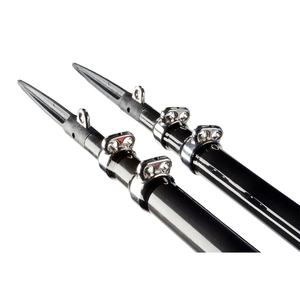 C.E. Smith Gen3 Carbon Fiber Outriggers - Black - 22' - Pair – Marine Boat Replacement Part