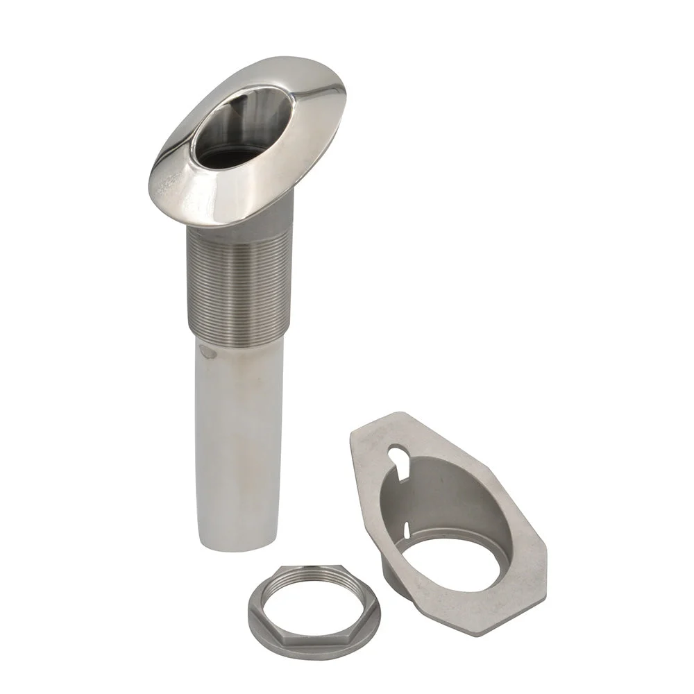 C.E. Smith Screwless Flush Mount Rod Holder - 30 Degree - Black Liner - No Logo – Marine Boat Replacement Part