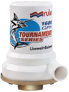 Rule - Livewell 1600 Pump Bronze - 209B