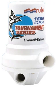 Rule - Livewell 1600 Pump Nylon - 209FDP