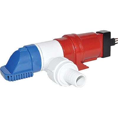 Rule Marine LoPro Low Profile 900 GPH Boat Standard Bilge Pump - Non-Automatic LP900D