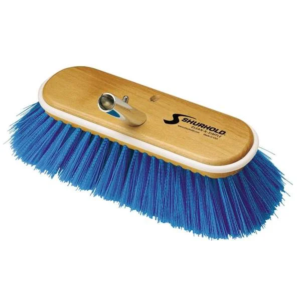Shurhold Ind 10' Deck Brush Extra Soft Blue Nylo – Marine Boat Replacement Part