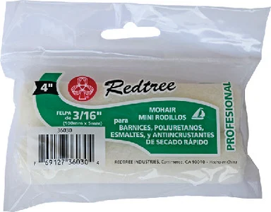 Redtree - Roller-mini Mohair 4in 2/pk - 36030