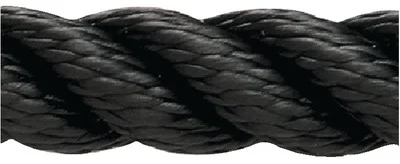 New England Ropes - Dockline 3/8 X 20 Nylon Black - 60541200020
