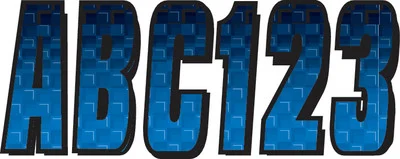 Hardline Products - Series 300 Reg Kit Blue/blk - BLBKG300