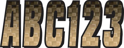 Hardline Products - Series 300 Reg Kit - Beige/blk - BRBKG300