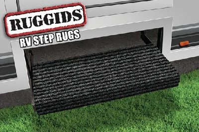 Prest-O-Fit - Rugged Step Rug Black - 2-0420