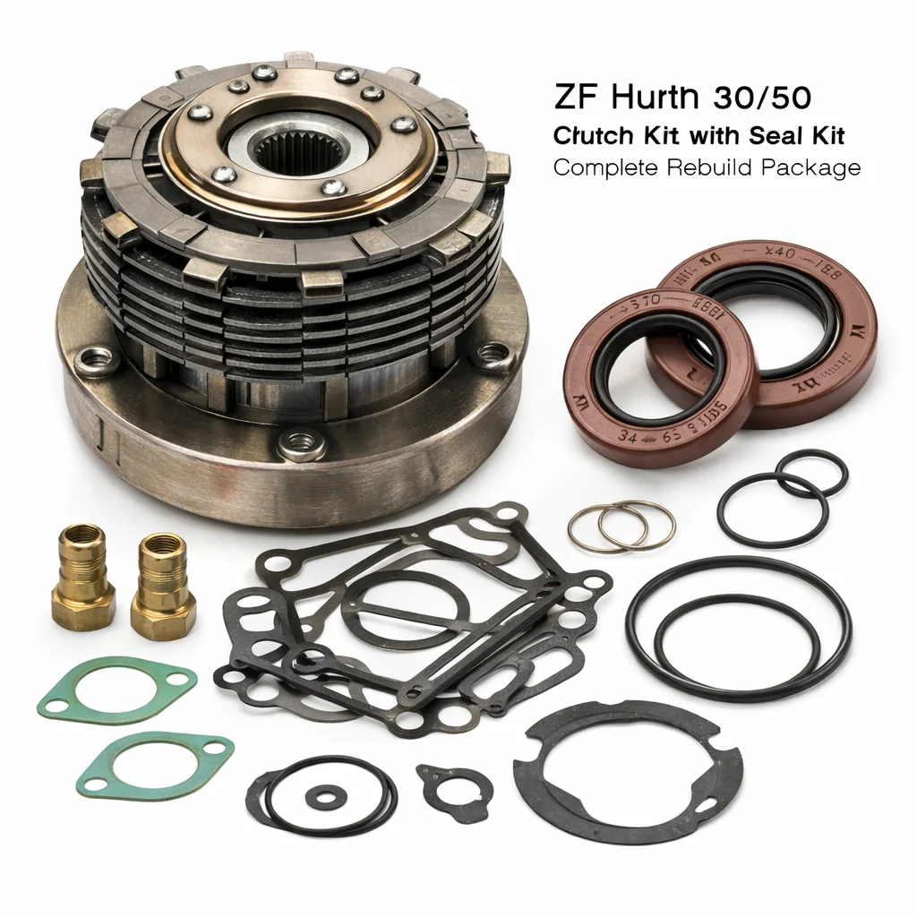 ZF Hurth 30/50 Clutch Kit with Seal Kit - Complete Rebuild Package