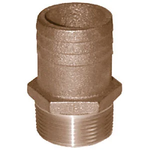 Groco 3" NPT Bronze Full Flow Pipe to Hose Fitting Ff-3000