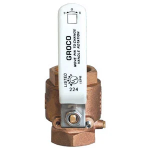 Groco Bronze In-Line Ball Valve G 2 Ibv-2000 Bspp