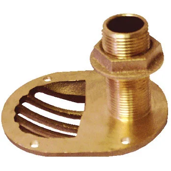 Groco Bronze Scoop T-Hull with Nut G 1 Sth-100-W