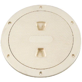 Beckson Marine Deckplate 8" Neu Screw Nonski Dp84N