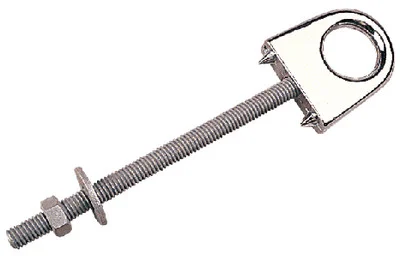 Sea-Dog Line - Bow Eye 3/8x5in Chrome Zinc - 079135-1