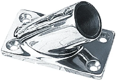 Sea-Dog Line - 1in-45deg Ss Rect. Rail Base - 281451-1