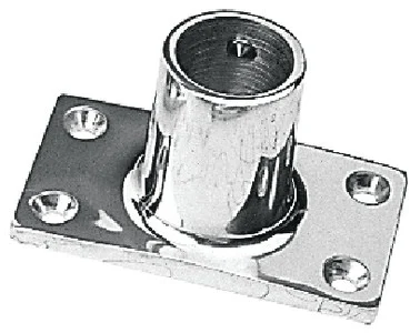Sea-Dog Line - 7/8in-90deg Ss Rect. Rail Base - 281900-1