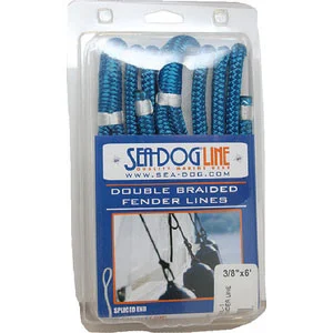 Sea-Dog Line Fender Line 1/4" x 6' Pr Navy 302106006Nv-1