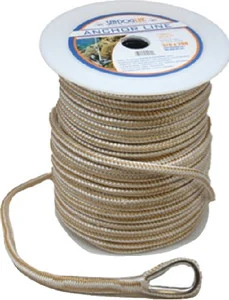 Sea-Dog Line - Anchor Line Dbl Gold 1/2 X100' - 302112100G/W-1