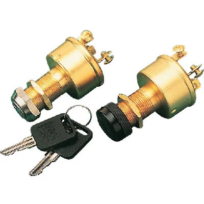 Sea-Dog Line Brass 3-Position Key Switch 420350-1