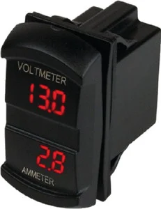 Sea-Dog Line - Dual Volt/amp Meter Rocker - 421645-1