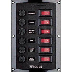 Sea-Dog Line Nylon Switch Panel-Vertical 424110-1
