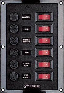 Sea-Dog Line - Nylon Switch Panel-vertical - 424110-1