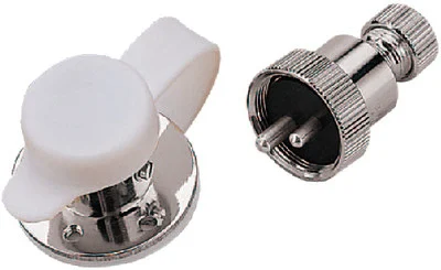 Sea-Dog Line - Connector-3 Amp 2 Pin Chrome - 426262-1