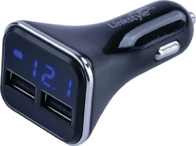 Sea-Dog Line - Double Usb Power Plug W/meter - 426513-1
