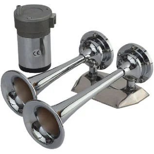 Sea-Dog Line Max Air Horn Mini Trumpet Chrome 432620-1