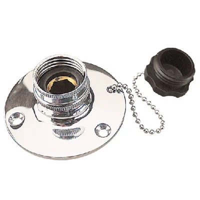 Sea-Dog Line Chrome Brass Fresh Water Inlet 512110-1