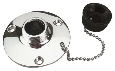 Sea-Dog Line - Chrome Brass Fresh Water Outle - 512120-1