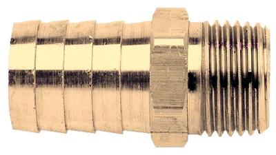 Brass Fittings - 3/8h X 1/8p Male Hose Barb - 32011