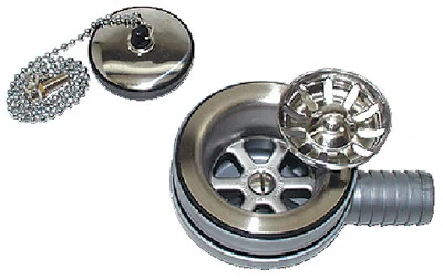 Scandvik - 1in Outlet Sink Drain - 10308P