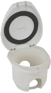 Scandvik - Cap Cup Sngl Wht Hinged Rcsd - 12104P