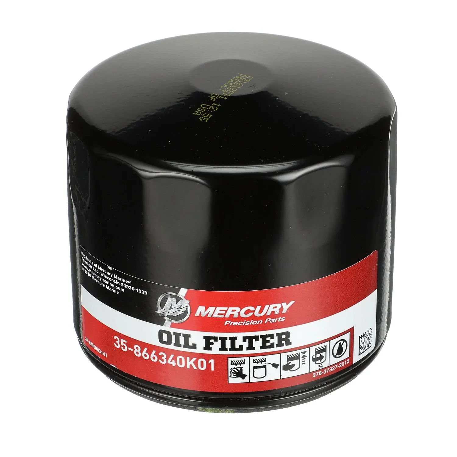 Mercury MerCruiser Quicksilver Oil Filter 866340K01