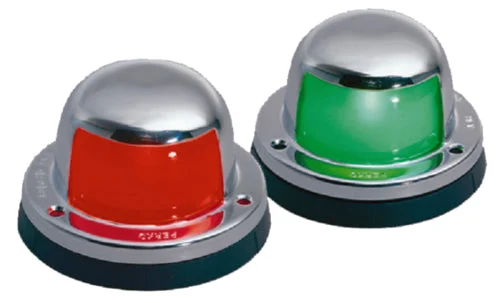 Perko 0963DP0CHR 12V Hori Mount Sidelights Pr