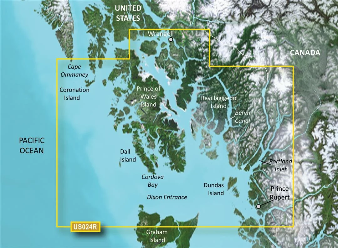 Garmin BlueChart® g3 Vision® HD - VUS024R - Wrangell - Dixon Entrance - microSD/™SD™
